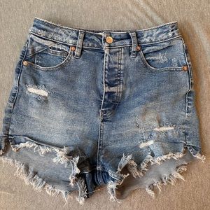 Free People Jean Shorts, size 26